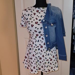 Nwt 2 piece dress & jean jacket